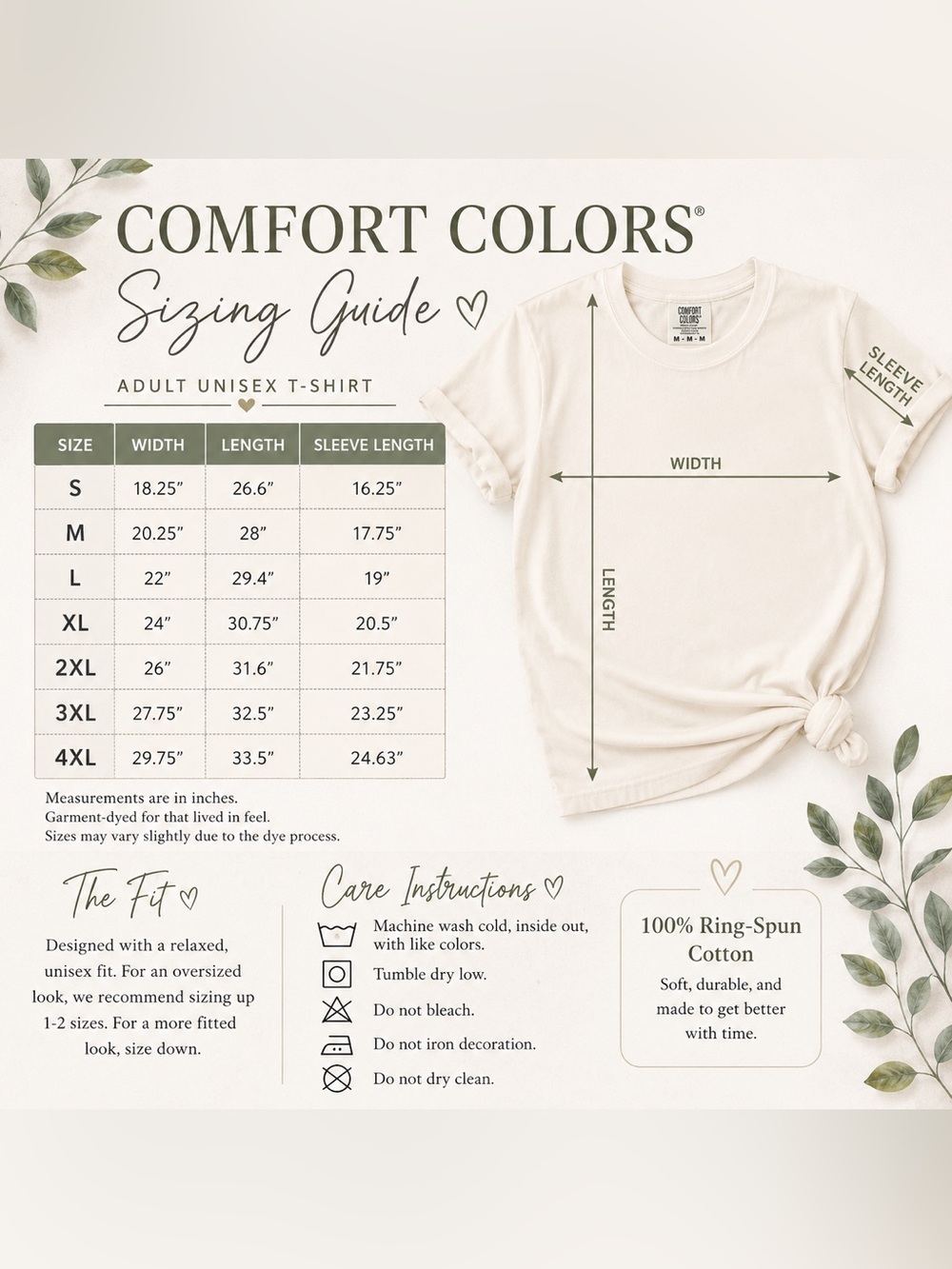Dragonfly Moon Comfort Colors Tee Celestial Boho Botanical Graphic Shirt - Picture 5 of 6